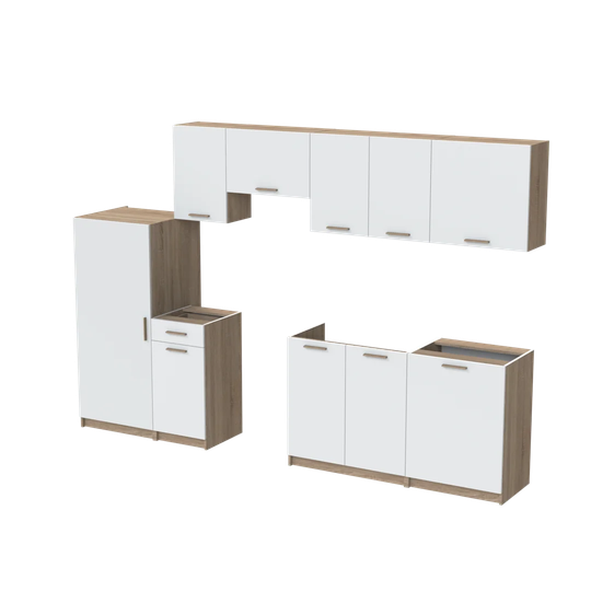 Holston 8 Piece Kitchen Pantry Set