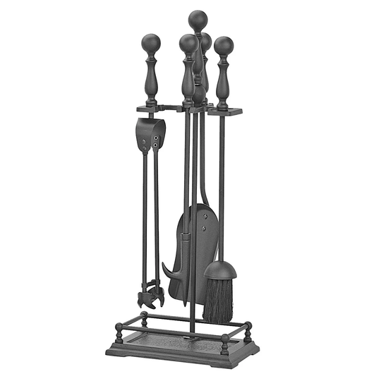 Castle 5 Piece Steel Fireplace Tool Set