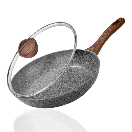 26cm Non-Stick Frying Pan with Lid