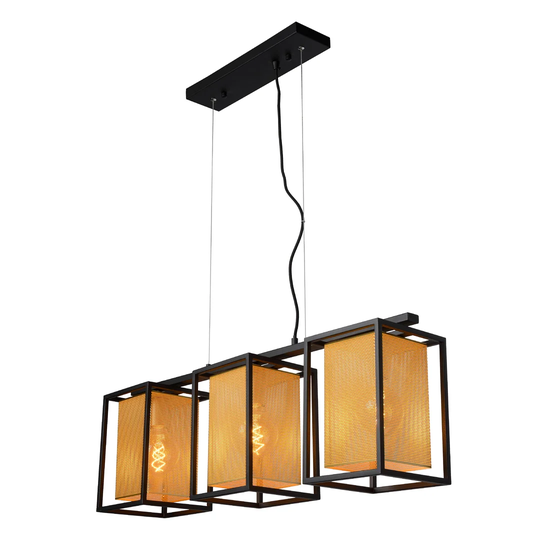 Sansa 3-Light Kitchen Island Rectangle Pendant