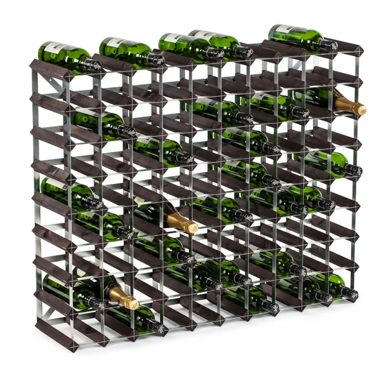 Edgware 90 Bottle Solid Wood Floor Wine Bottle Rack