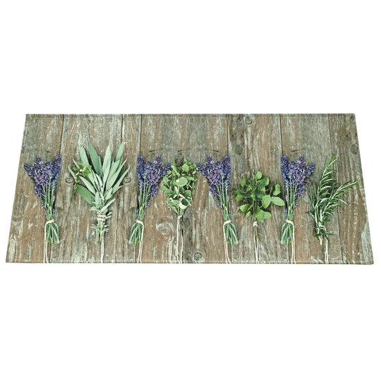 Schwerin Digital Lavender Kitchen Mat