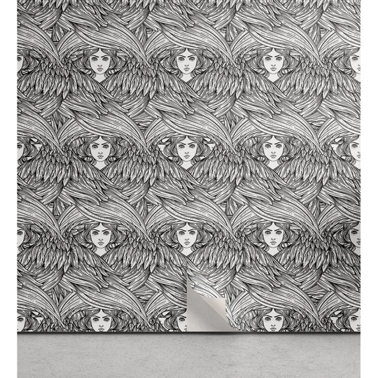 Inkster Matte Peel & Stick Wallpaper Roll