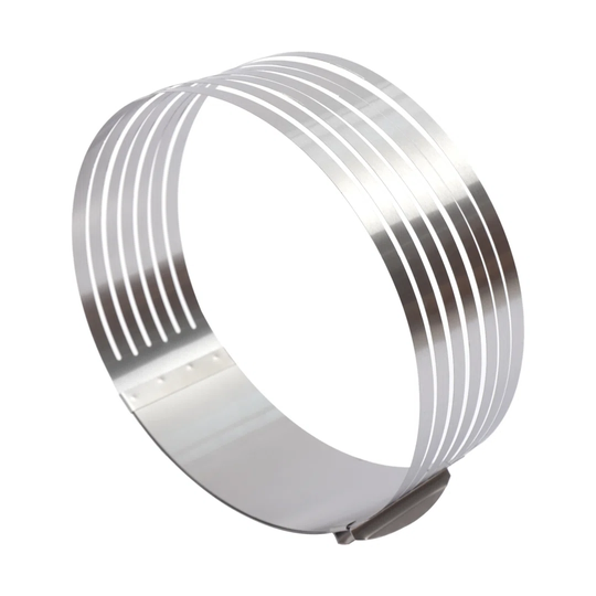 Cake Ring Baking Frame Extendible For Baking Desserts