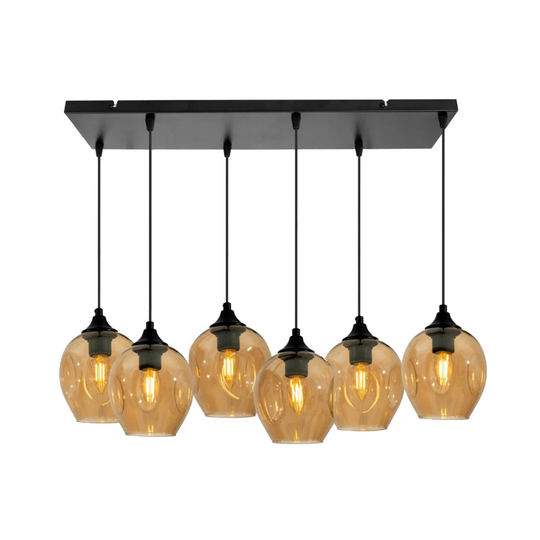Cifuentes 6 - Light Kitchen Island Jar Pendant