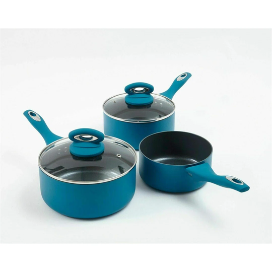 Belfry Kitchen 5 Pieces Brass Non Stick Cookware Set