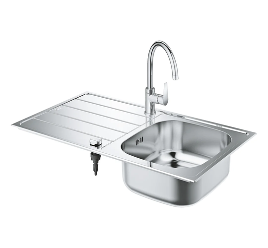 GROHE Bau sink bundle - a complete solution for practicality and style in your kitchen 31562SD1