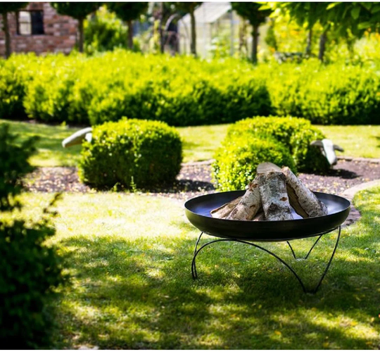 VILANY Garden Brazier 70 Cm In Black Steel