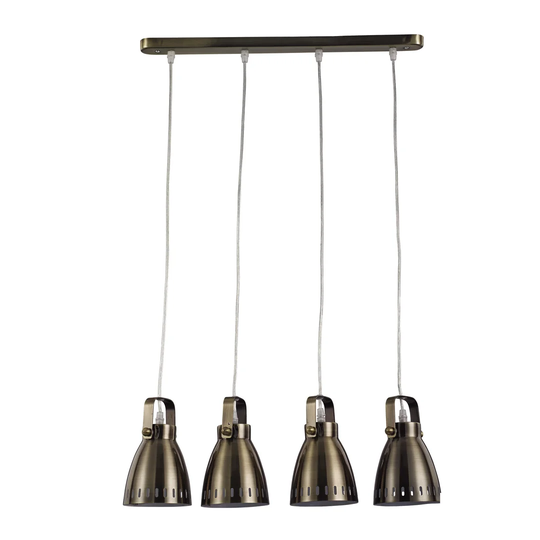 Crete 4-Light Kitchen Island Pendant
