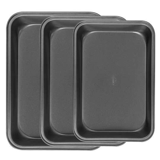 Lyndhur Non-Stick 3 Piece Baking Tray