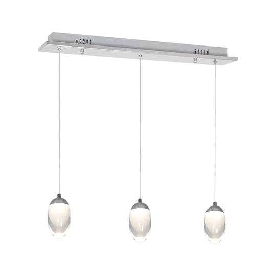 Henjes 3-Light Kitchen Island Teardrop LED Pendant