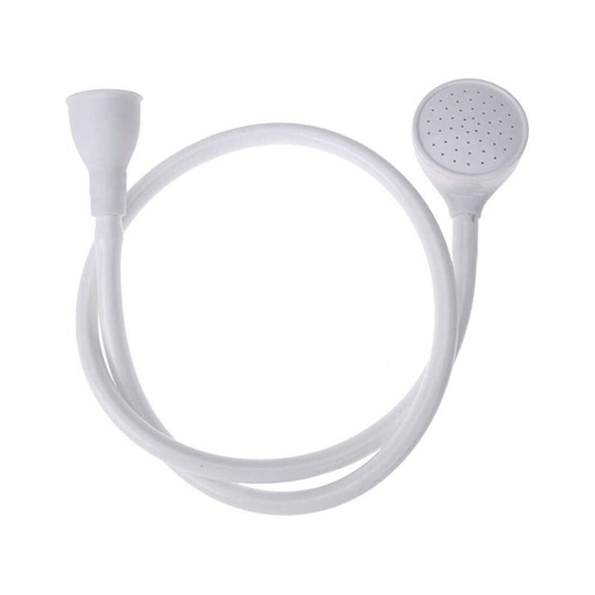 Pet Shower Head Single Tap Shower Spray Tool Bathroom Sink Hose Hair Washing Tub Handheld Round Baby Faucet Push Sprinkler for Hairdresser P