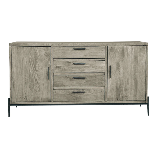 Tyler-Jay 177.17Cm Wide 4 Drawer Mango Solid Wood Sideboard