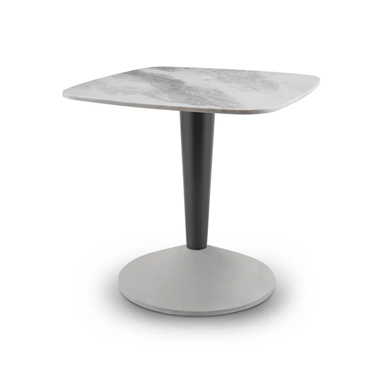 Arbonne 80cm Genuine Marble Pedestal Dining Table