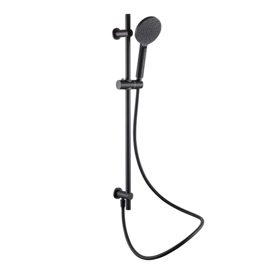 Zala Round Slide Rail Kit - Matt Black