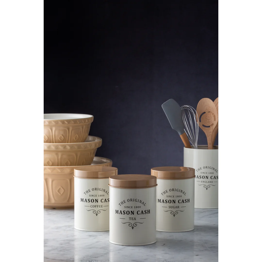 Heritage 1300ml Coffee, Tea and Sugar Canister Set