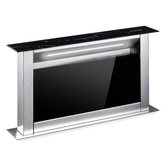 Royal Flush Marble 60cm Convertible Down Draft Cooker Hood
