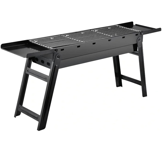 Fahmi 1-Burner Propane Gas and Charcoal BBQ