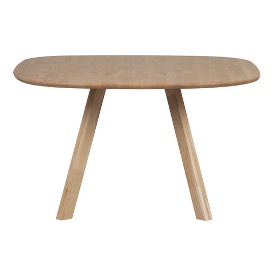 Vanduser 130 Cm Solid Oak Dining Table