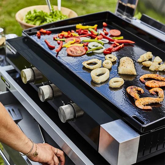 Gas Plancha - Finesta - 3 Burners with Hood