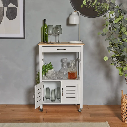 Marchan 46 Cm Kitchen Trolley with Locking Wheels