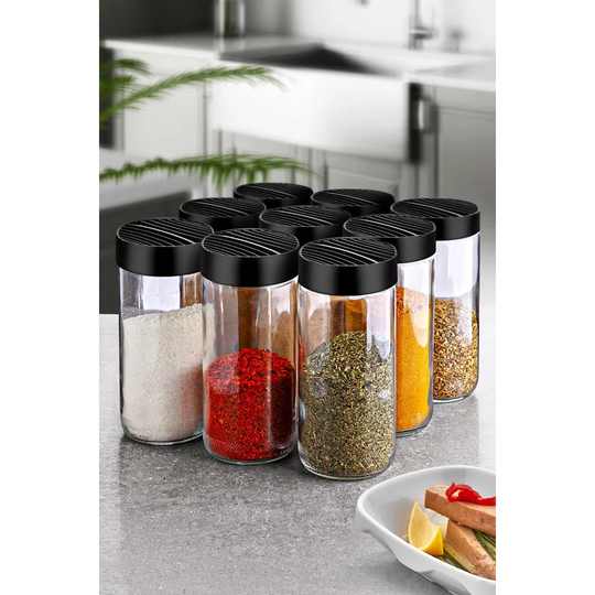 9 Spice Jars