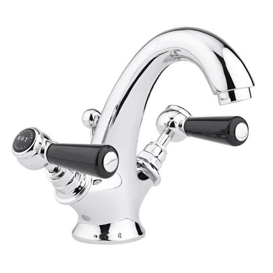 Solid Brass Mono Basin Mixer with Waste