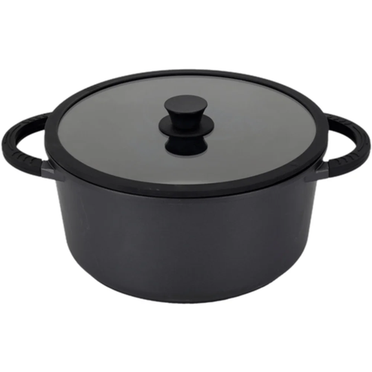 Carnelian Aluminium Round Casserole Dish