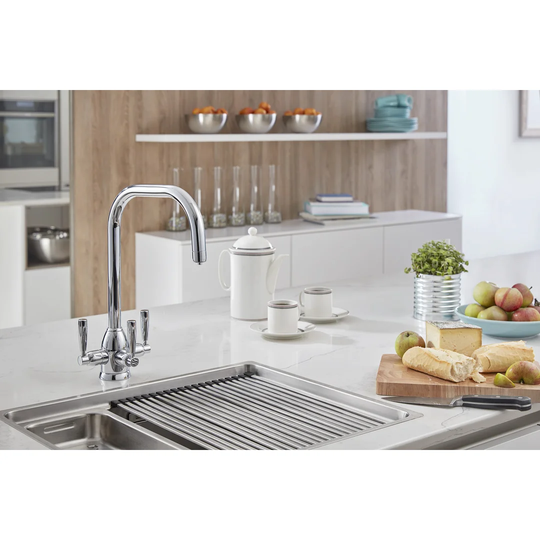 Whitehall U Spout Touch Single Lever Monobloc Tap with Side Spray