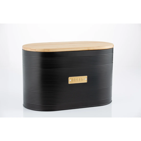 Otto black bread bin