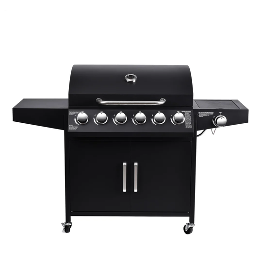Hacienda 6-Burner Propane Gas BBQ with Cabinet