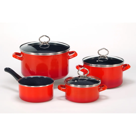 Karl Kruger Rom 4 Pieces Enamelware Cookware Set