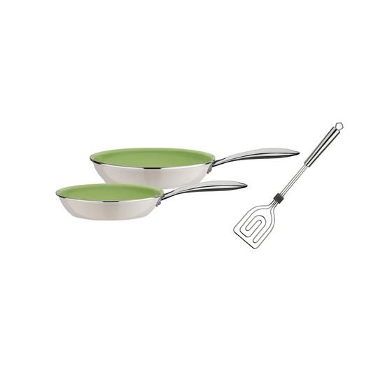 Ceramica 3 Piece Aluminium Pan Set