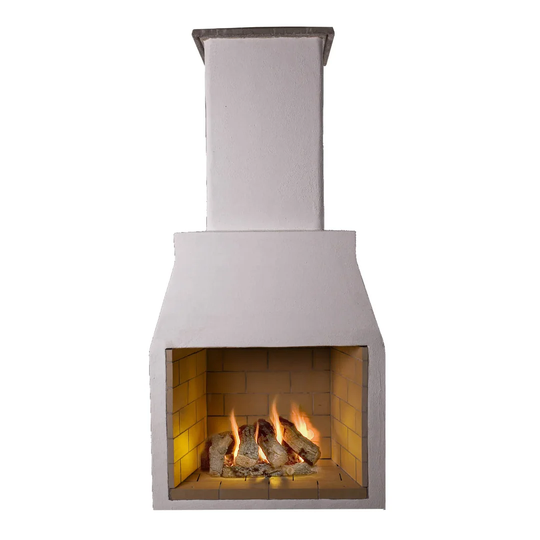 Gainell Wood Burning Outdoor Fireplace