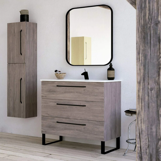 Shakia 1016mm Free-standing Single Vanity Unit