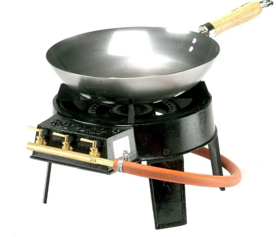 Original Wok 4 Piece Gas Burner Set