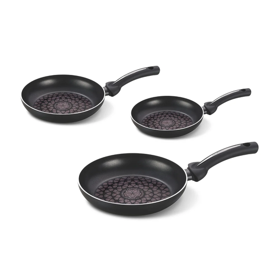 Pensofal Black Diamond 3-Piece Non-Stick Skillet Set