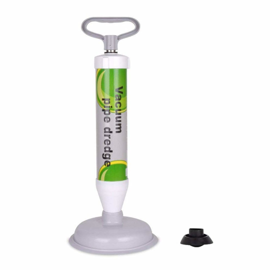 XREXS Drain Buster Toilet Air Plunger - Powerful Drain Plunger with 2 Type Suction Cups, Suitable for Toilet, Bathtub, Shower, Sink
