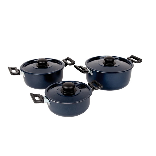 Symple Stuff Kayser 3 Piece Plastic Non Stick Cookware Set