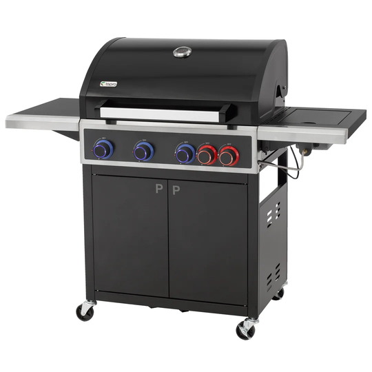 Keansburg 4-Burner Built-In Propane Gas BBQ with Cabinet