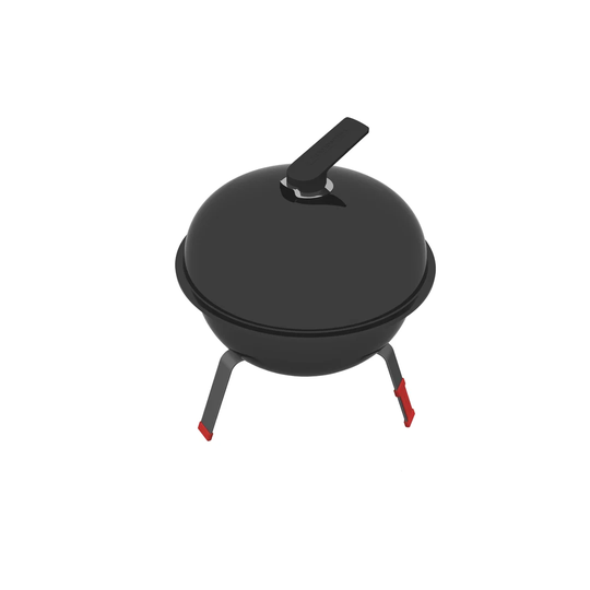 Tramontina Charcoal Grill with Lid (37.1cm diameter x 44.1cm high)