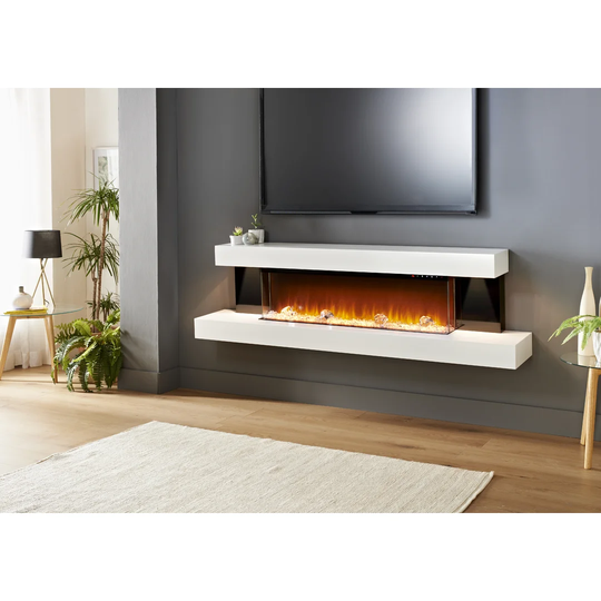 Reda Wall Mounted Electric Fire Suite