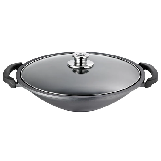 Globus i 36cm Non-Stick Cast Aluminium Wok with Lid
