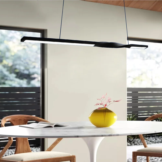 Carlyn 1 - Light Kitchen Island Linear LED Pendant