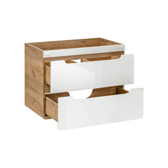 Aamari 800mm Wall Hung Single Vanity Base