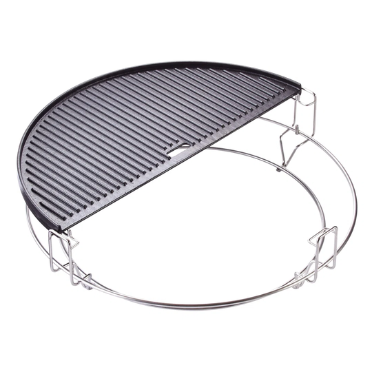 Kamado Joe® Big Joe Half Moon Cast Iron Reversible Griddle