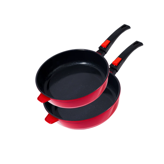 Brilliant 2-Piece Non-Stick Frying Pan Set