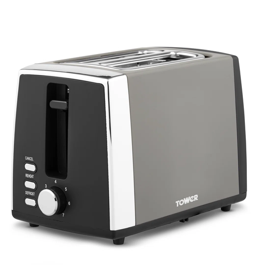 Ash 2 Slice Toaster