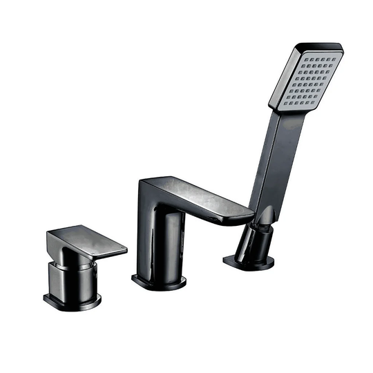 Blk 3 Hole Bath Mixer