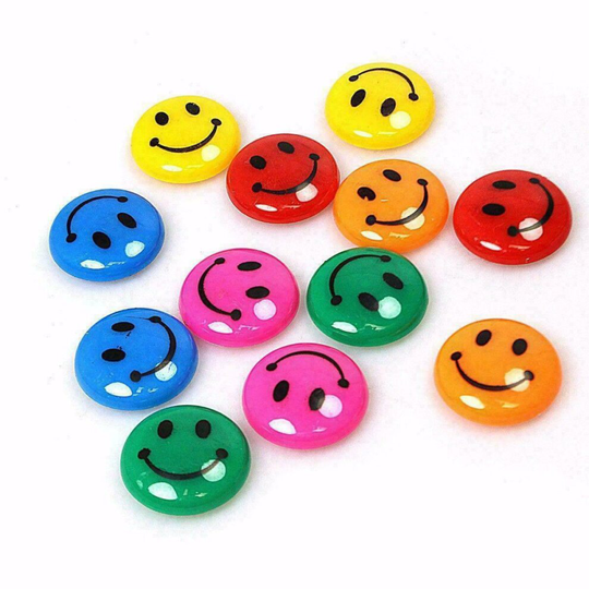 (20MM) 12X Smiley Face Fridge Magnets Memo Magnet Board